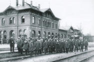 Bahnhof um 1912