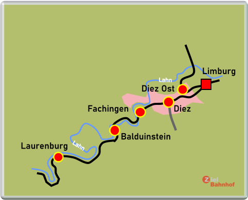 Laurenburg Balduinstein Fachingen Diez Limburg Diez Ost Lahn Lahn